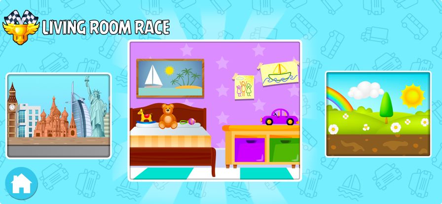 Monster Trucks Stunt Race Game游戏截图