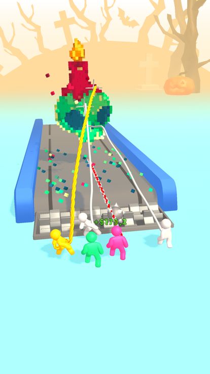 Rope Demolish Clicker游戏截图