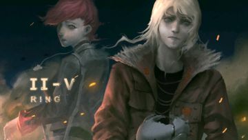 II-V由Ring乐团制作，融合了摇滚乐和管弦乐的要素，辅以Xenon的各种音乐元素。 曲名的罗马数