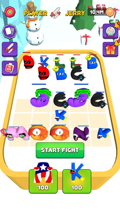 Alphabet Fusion Merge Monster游戏截图