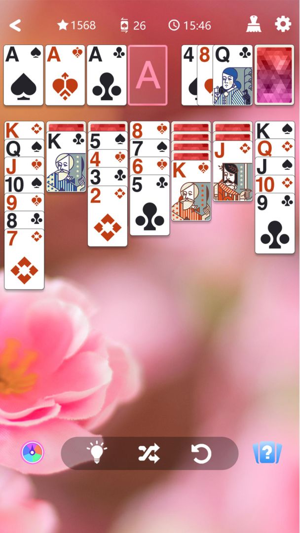 卡牌接龙游戏截图