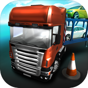 汽车转运卡车停车场