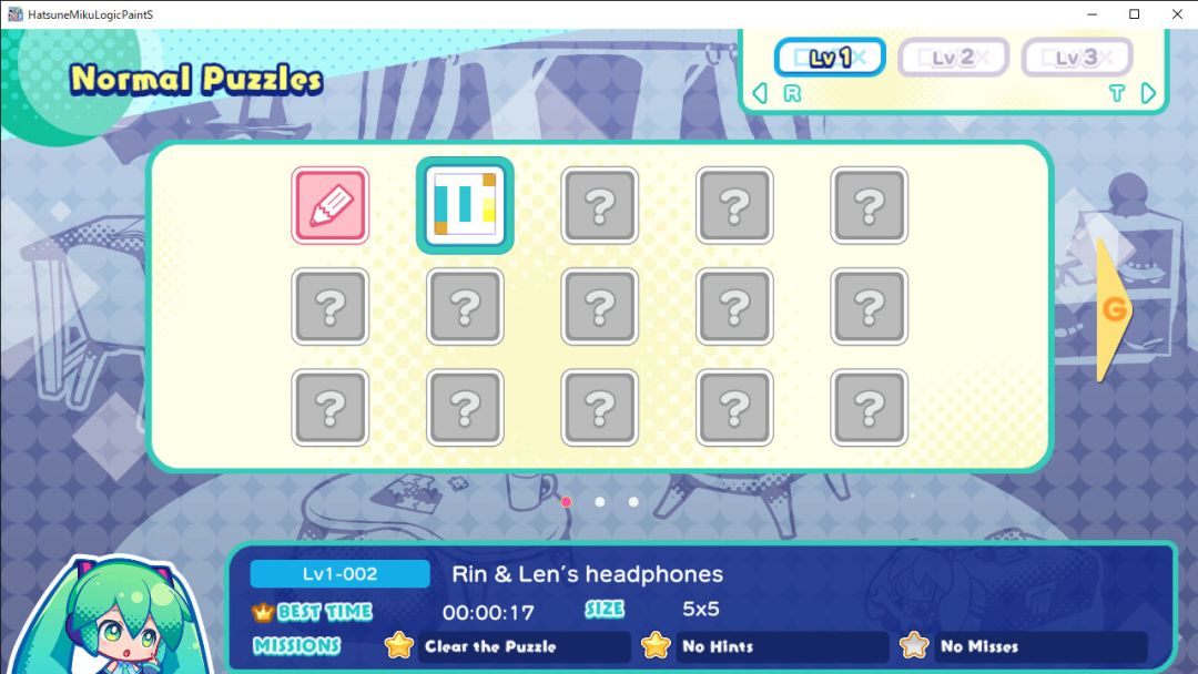 Hatsune Miku Logic Paint S游戏截图