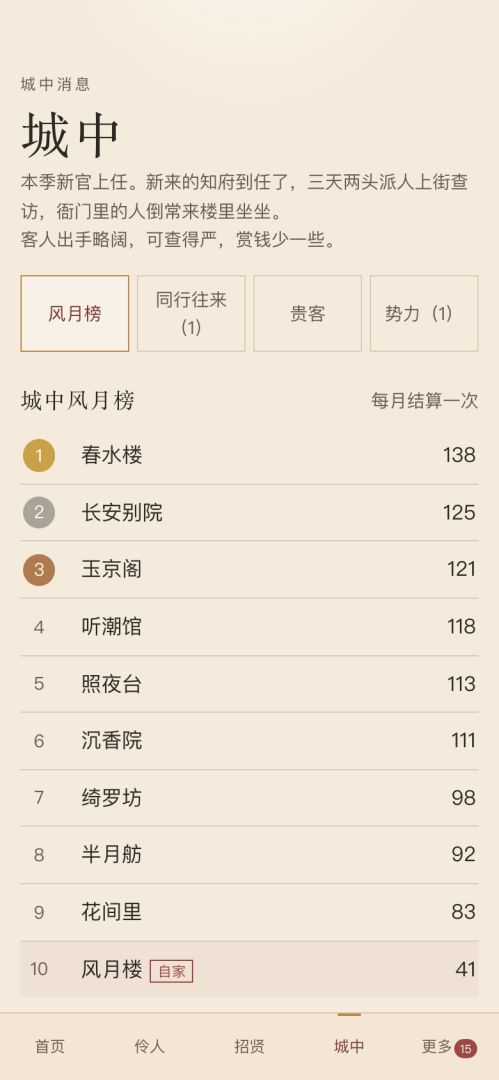 花间楼模拟器游戏截图