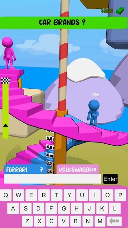 Type Stairs游戏截图