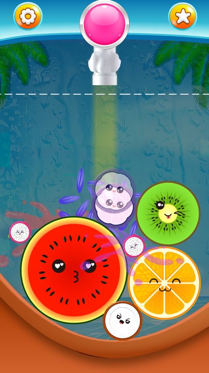 Make Big Watermelon Merge Game游戏截图
