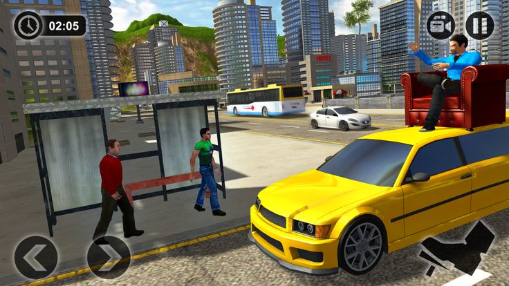 越野豪华轿车出租车驾驶2018游戏截图