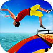 Sky Water Slide Flip Adventure Diving Stuntsicon