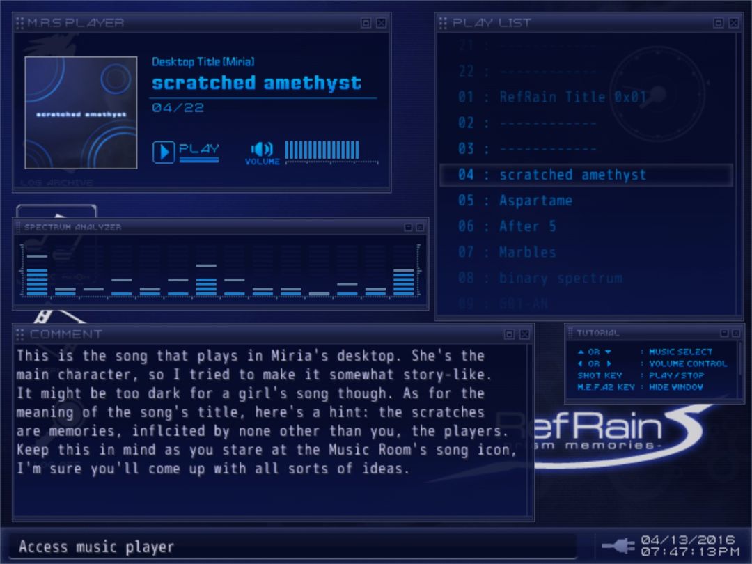 RefRain - prism memories -游戏截图