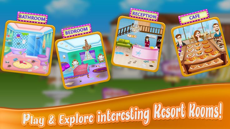 女孩酒店度假村经理游戏截图