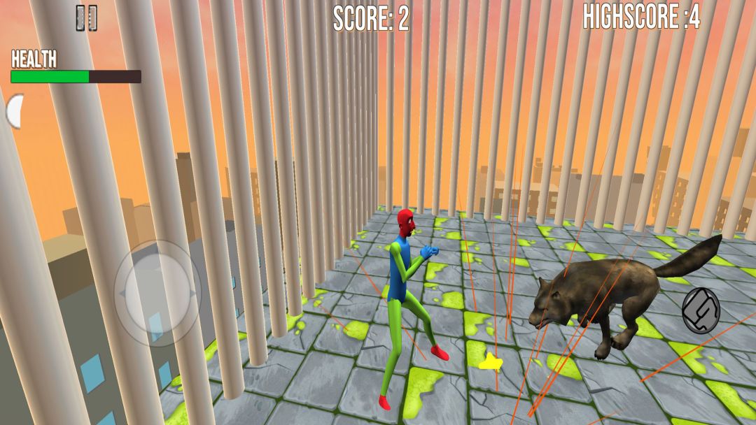 超级蜘蛛绳英雄人游戏截图