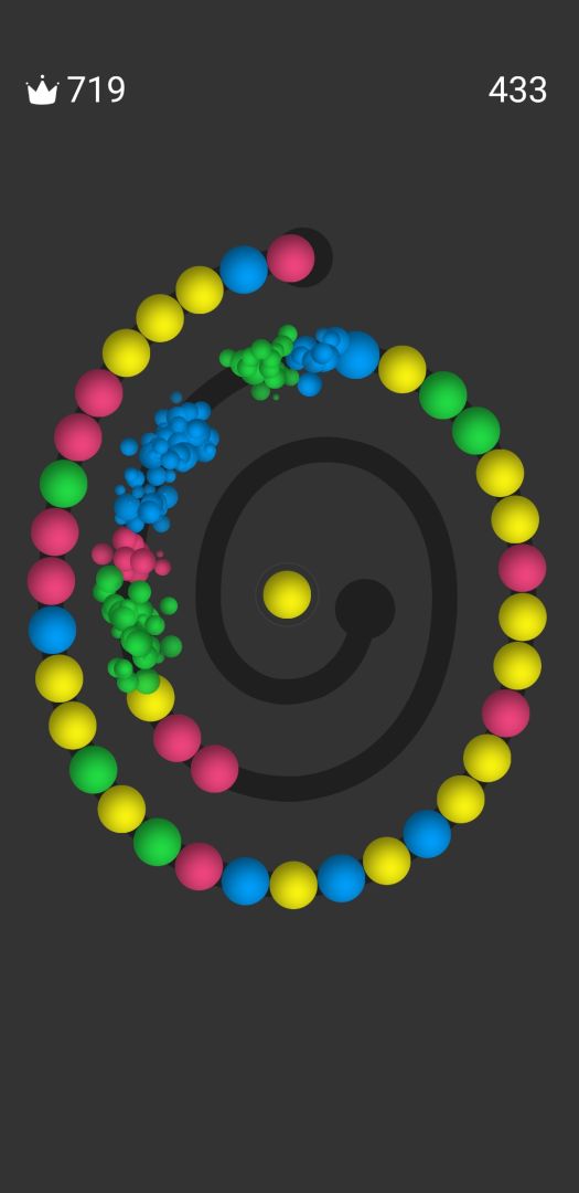 滚动的球游戏截图