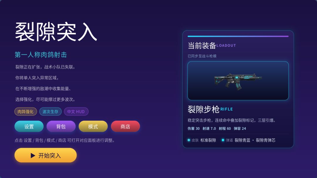 裂隙突入游戏截图