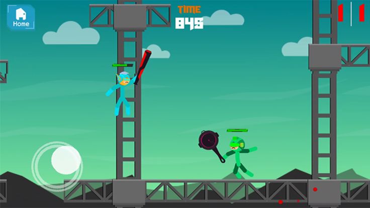 Stickman Brawl - Cyber Duel游戏截图