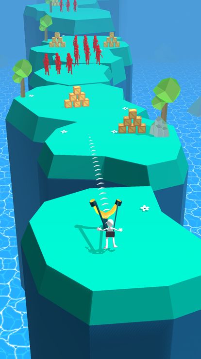 Slingshot Crusher :Crowd Stack游戏截图