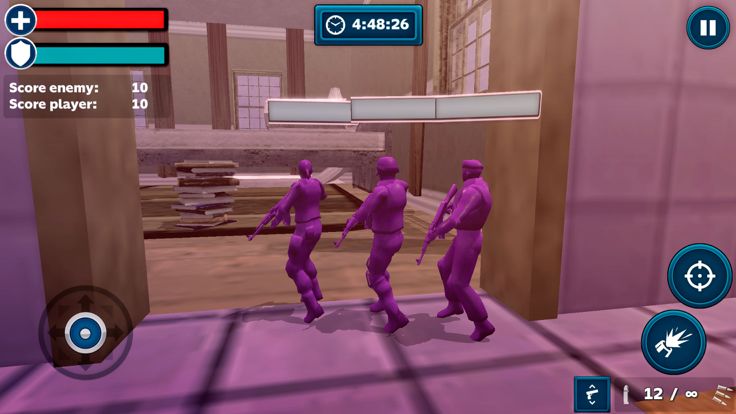 军人玩具战争射手游戏截图