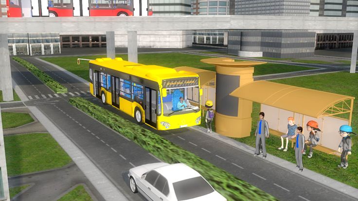 疯狂校车司机2018年游戏截图