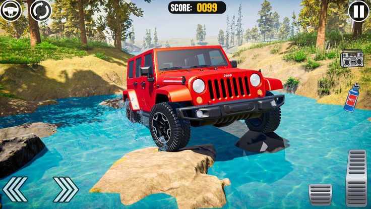 Offroad Jeep Car Driving Games游戏截图