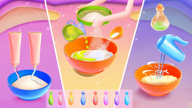 橡皮泥史莱姆手工制作-有趣的软泥解压小游戏游戏截图