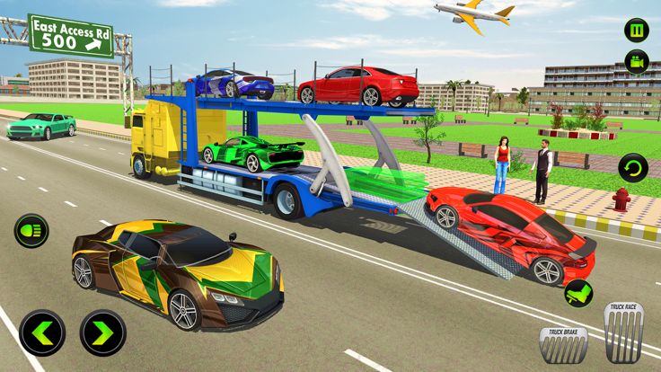 Car Cargo Truck Transport 3D游戏截图