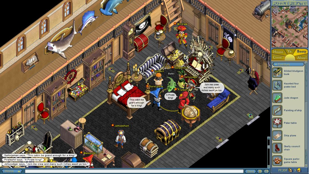 Puzzle Pirates: Dark Seas游戏截图