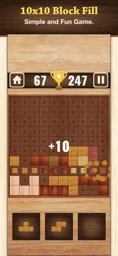 木块拼图 (Wooden Block Puzzle)游戏截图