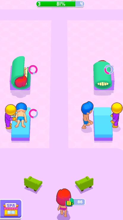 IDLE Spa Salon - 3D Arcade游戏截图