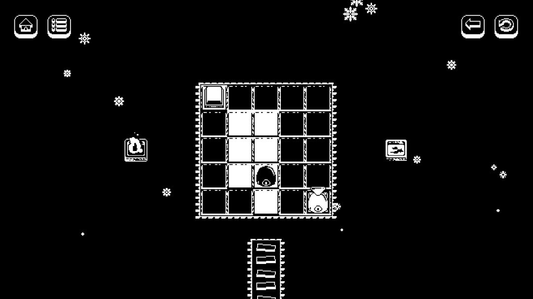 黑夜里的雪白大冒险游戏截图