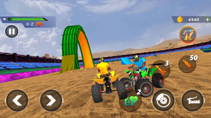 ATV Quad Bike - Mountain Derby游戏截图