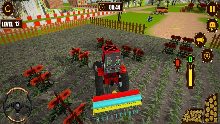 Modern Farmer Tractor Game 3D游戏截图
