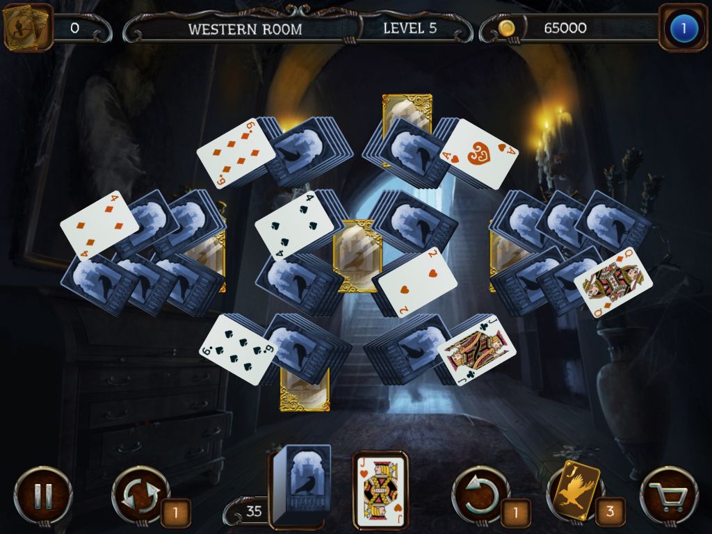 Mystery Solitaire The Black Raven游戏截图