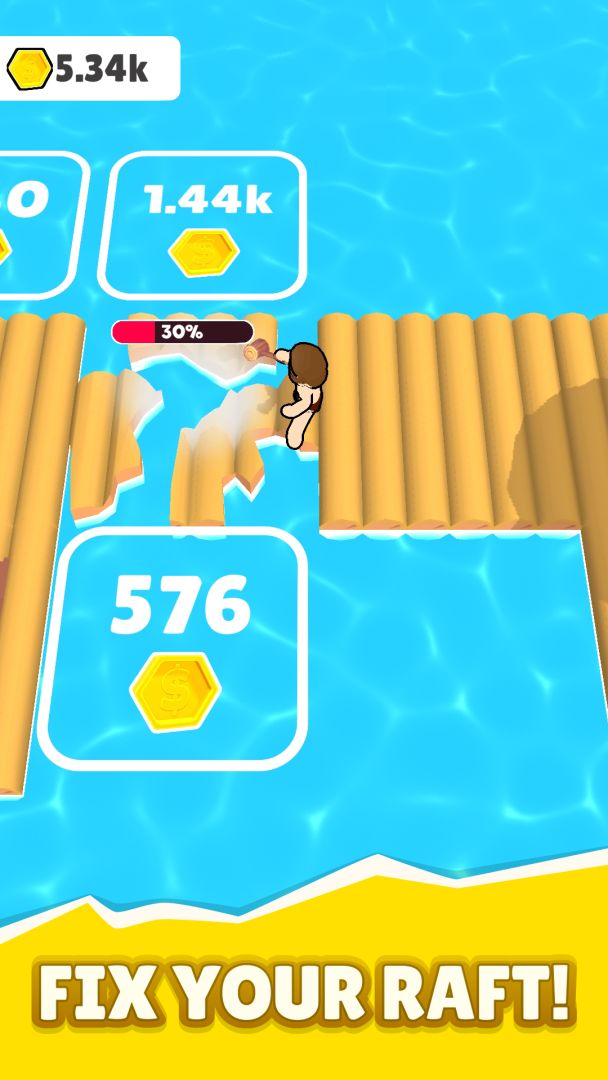 Raft Life - Build, Farm, Stack游戏截图
