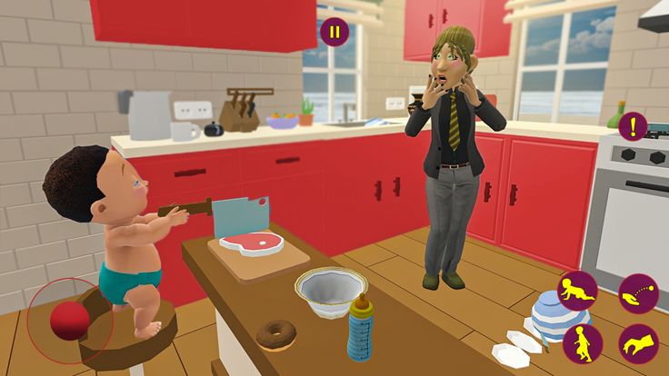 虚拟 婴儿 模拟器 儿童游戏截图