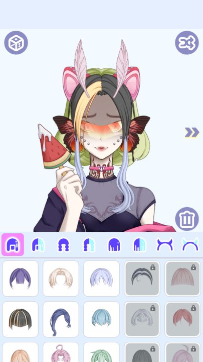 怪物女孩换装截图