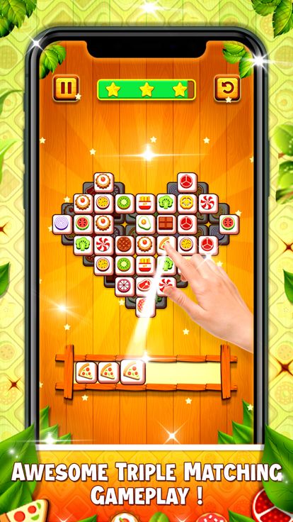 Mahjong Tile Crush Puzzle Game游戏截图