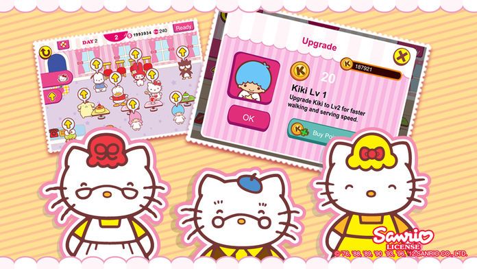 Hello Kitty 咖啡厅: 儿童版游戏截图