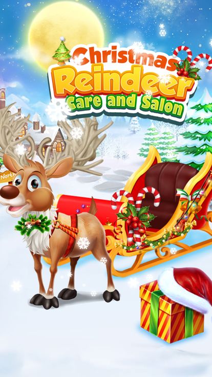 Christmas Reindeer Care Salon游戏截图