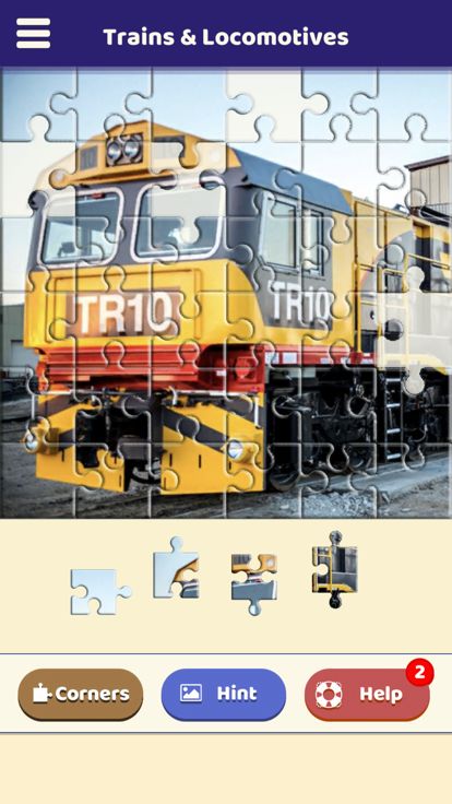 Trains & Locomotives Puzzle游戏截图