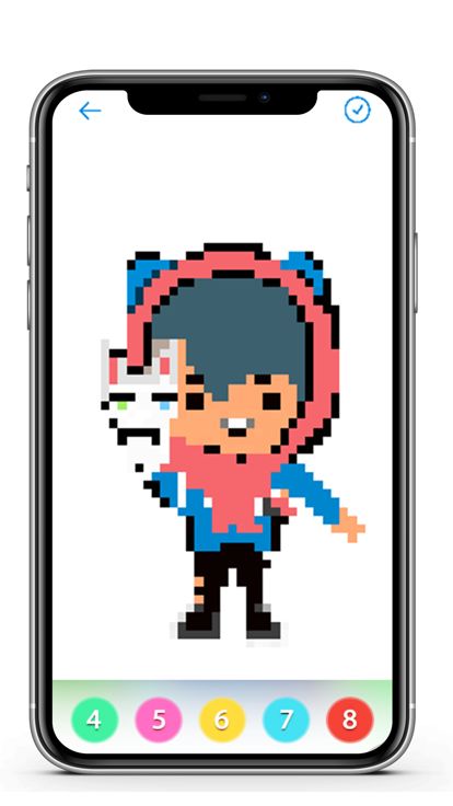 Toca Life Coloring Number游戏截图