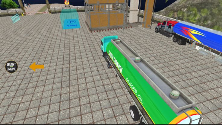 Oil Tanker Euro Truck 3D Games游戏截图