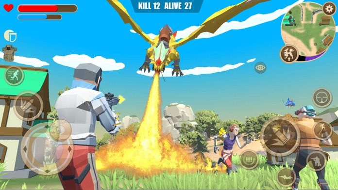 迷你恐龙世界3:吃鸡战场游戏截图