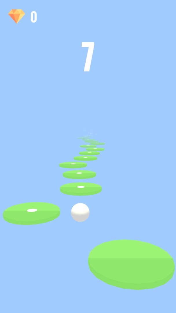 天空跳一跳游戏截图