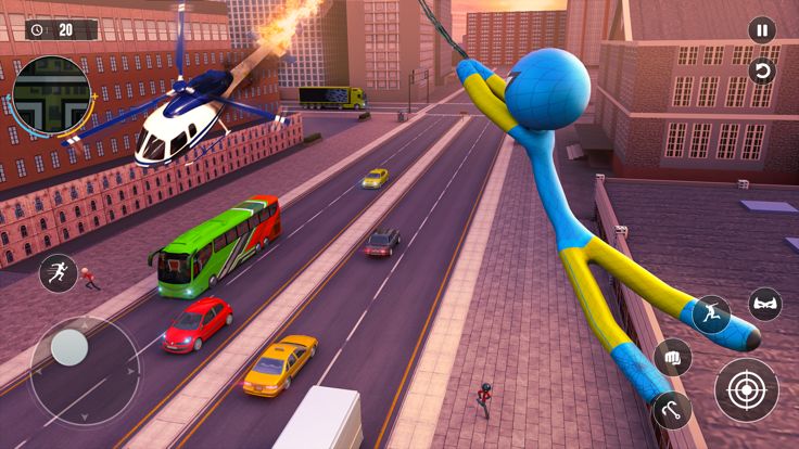 Spider RopeHero SuperHero Game游戏截图