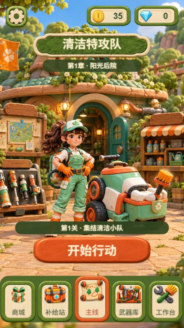 清洁特攻队游戏截图