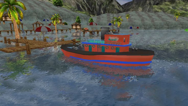 Real Ocean Clean Boat Games 3D游戏截图