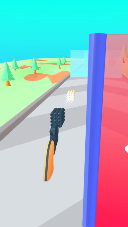 Multibarrel Gun Run游戏截图