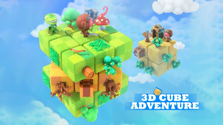 3D Cube Adventure: Puzzle Game 封面