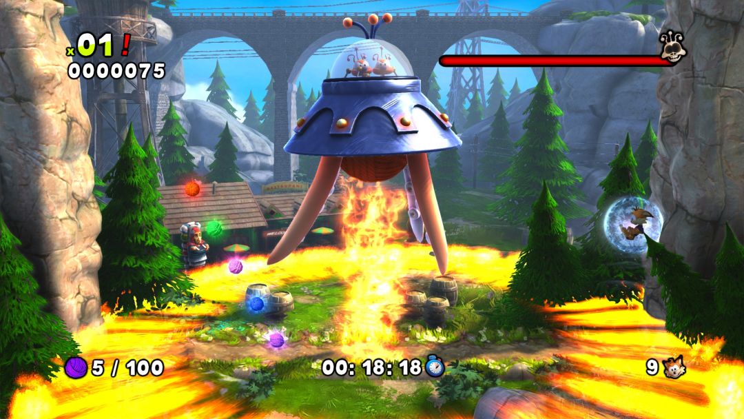 Bubsy: The Woolies Strike Back游戏截图