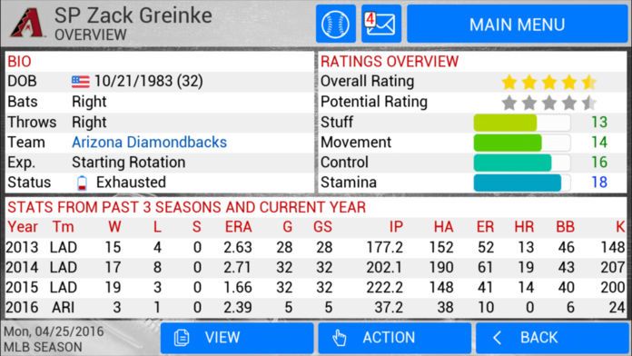 MLB Manager 2016游戏截图