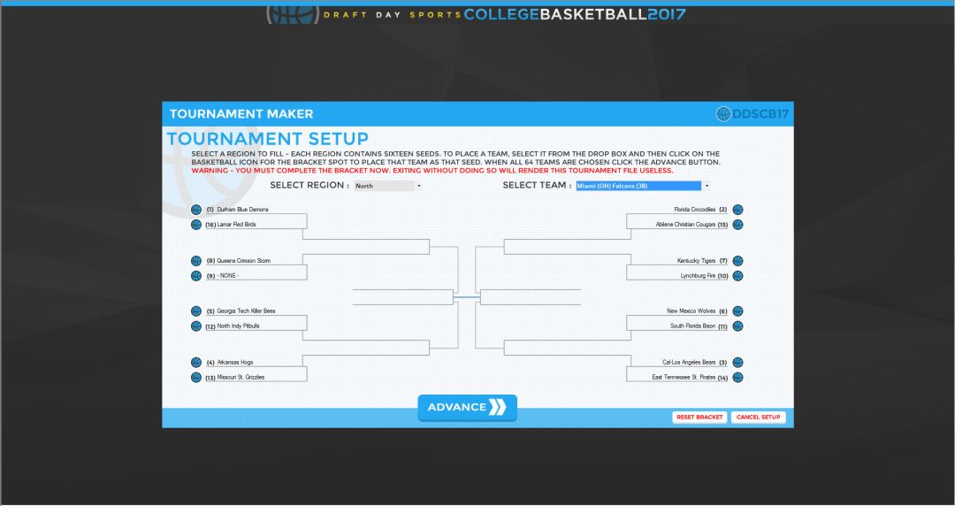 Draft Day Sports: College Basketball 2017游戏截图